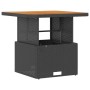 Conjunto de Comedor de Jardín Negro ratán sintético en Conjuntos de jardín | Comprar online en Foru.es