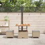 Conjunto de Comedor de Jardín Beige ratán sintético en Conjuntos de jardín | Comprar online en Foru.es