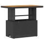Conjunto de Comedor de Jardín Negro ratán sintético en Conjuntos de jardín | Comprar online en Foru.es