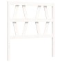 Estructura de cama con cabecero madera maciza blanco 90x200 cm de vidaXL, Camas y somieres - Ref: Foro24-3192477, Precio: 96,...