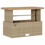 Conjunto de Comedor de Jardín Beige ratán sintético en Conjuntos de jardín | Comprar online en Foru.es