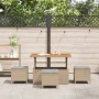 Conjunto de Comedor de Jardín Beige ratán sintético en Conjuntos de jardín | Comprar online en Foru.es