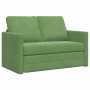 Sofá cama Verde claro 204 x 122 x 60 cm Terciopelo en Sofás | Comprar online en Foru.es