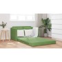 Sofá cama Verde claro 204 x 122 x 60 cm Terciopelo en Sofás | Comprar online en Foru.es