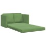Sofá cama Verde claro 204 x 122 x 60 cm Terciopelo en Sofás | Comprar online en Foru.es