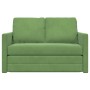 Sofá cama Verde claro 204 x 122 x 60 cm Terciopelo en Sofás | Comprar online en Foru.es