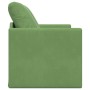 Sofá cama Verde claro 204 x 122 x 60 cm Terciopelo en Sofás | Comprar online en Foru.es