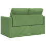 Sofá cama Verde claro 204 x 122 x 60 cm Terciopelo en Sofás | Comprar online en Foru.es