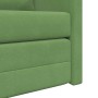 Sofá cama Verde claro 204 x 122 x 60 cm Terciopelo en Sofás | Comprar online en Foru.es