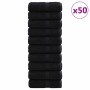 Toalla de Invitado SOLUND 50 pcs Negro 30 x 50 cm Algodón en Toallas | Comprar online en Foru.es