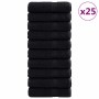 Toalla de Invitado SOLUND 25 pcs Negro 70 x 140 cm Algodón en Toallas | Comprar online en Foru.es
