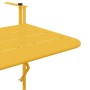 Mesa Colgante de Balcón Mostaza 60 x 39 x 65 cm Acero en Mesas de jardín | Comprar online en Foru.es