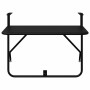 Mesa Colgante de Balcón Negro 60 x 39 x 65 cm Acero en Mesas de jardín | Comprar online en Foru.es