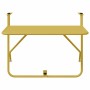 Mesa Colgante de Balcón Dorado 60 x 39 x 65 cm Acero en Mesas de jardín | Comprar online en Foru.es