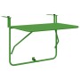 Mesa Colgante de Balcón Verde 60 x 39 x 65 cm Acero en Mesas de jardín | Comprar online en Foru.es