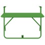 Mesa Colgante de Balcón Verde 60 x 39 x 65 cm Acero en Mesas de jardín | Comprar online en Foru.es