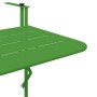 Mesa Colgante de Balcón Verde 60 x 39 x 65 cm Acero en Mesas de jardín | Comprar online en Foru.es
