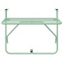 Mesa Colgante de Balcón Verde menta 60 x 39 x 65 cm Acero en Mesas de jardín | Comprar online en Foru.es
