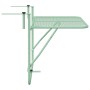 Mesa Colgante de Balcón Verde menta 60 x 39 x 65 cm Acero en Mesas de jardín | Comprar online en Foru.es