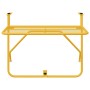 Mesa Colgante de Balcón Mostaza 60 x 39 x 65 cm Acero en Mesas de jardín | Comprar online en Foru.es