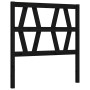 Estructura de cama individual con cabecero madera maciza negro de vidaXL, Camas y somieres - Ref: Foro24-3192455, Precio: 124...