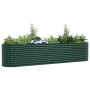 Arriate elevado Verde 400 x 80 x 81 cm Acero en Macetas y jardineras | Comprar online en Foru.es
