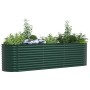 Arriate elevado Verde 320 x 80 x 81 cm Acero en Macetas y jardineras | Comprar online en Foru.es