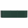 Arriate elevado Verde 320 x 80 x 81 cm Acero en Macetas y jardineras | Comprar online en Foru.es