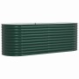 Arriate elevado Verde 240 x 80 x 81 cm Acero en Macetas y jardineras | Comprar online en Foru.es