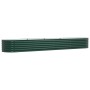Arriate elevado Verde 400 x 80 x 44 cm Acero en Macetas y jardineras | Comprar online en Foru.es