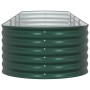 Arriate elevado Verde 400 x 80 x 44 cm Acero en Macetas y jardineras | Comprar online en Foru.es