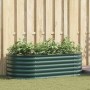 Arriate elevado Verde 160 x 80 x 44 cm Acero en Macetas y jardineras | Comprar online en Foru.es