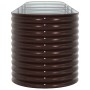 Arriate elevado Marrón 400 x 80 x 81 cm Acero en Macetas y jardineras | Comprar online en Foru.es