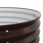Arriate elevado Marrón 400 x 80 x 81 cm Acero en Macetas y jardineras | Comprar online en Foru.es