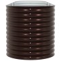Arriate elevado Marrón 320 x 80 x 81 cm Acero en Macetas y jardineras | Comprar online en Foru.es