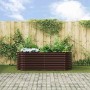 Arriate elevado Marrón 240 x 80 x 81 cm Acero en Macetas y jardineras | Comprar online en Foru.es