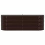 Arriate elevado Marrón 240 x 80 x 81 cm Acero en Macetas y jardineras | Comprar online en Foru.es