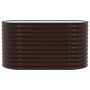 Arriate elevado Marrón 160 x 80 x 81 cm Acero en Macetas y jardineras | Comprar online en Foru.es