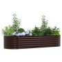 Arriate elevado Marrón 240 x 80 x 44 cm Acero en Macetas y jardineras | Comprar online en Foru.es