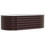 Arriate elevado Marrón 160 x 80 x 44 cm Acero en Macetas y jardineras | Comprar online en Foru.es