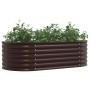 Arriate elevado Marrón 160 x 80 x 44 cm Acero en Macetas y jardineras | Comprar online en Foru.es