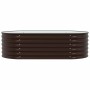 Arriate elevado Marrón 160 x 80 x 44 cm Acero en Macetas y jardineras | Comprar online en Foru.es