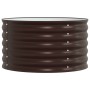 Arriate elevado Marrón 80 x 80 x 44 cm Acero en Macetas y jardineras | Comprar online en Foru.es