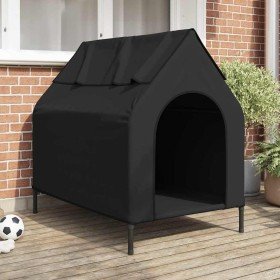 Casa para mascotas Manual Negro 110 x 75 x 90 cm Acero en Casetas para perros | Comprar online en Foru.es
