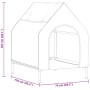 Casa para mascotas Manual Negro 110 x 75 x 90 cm Acero en Casetas para perros | Comprar online en Foru.es