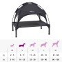 Cama para perro Manual Negro 62 x 48 x 61 cm Acero en Camas para perros | Comprar online en Foru.es