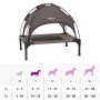 Cama para perro Manual Marrón 62 x 48 x 61 cm Acero en Camas para perros | Comprar online en Foru.es