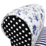Banco patchwork azul y blanco de vidaXL, Bancos para recibidores y almacenamiento - Ref: Foro24-240881, Precio: 144,51 €, Des...