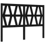 Estructura de cama con cabecero madera maciza negro 140x190 cm de vidaXL, Camas y somieres - Ref: Foro24-3192475, Precio: 178...
