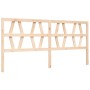 Estructura de cama con cabecero madera maciza 200x200 cm de vidaXL, Camas y somieres - Ref: Foro24-3192511, Precio: 145,62 €,...